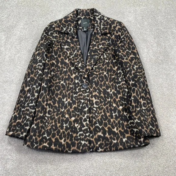 Forever 21 Jackets Coats Forever Leopard Print Coat Jacket